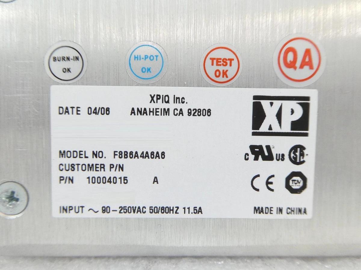Used XP Power 10004015 Synergy Series Power Supply F8B6A4A6A6 XPiQ AB Sciex Working