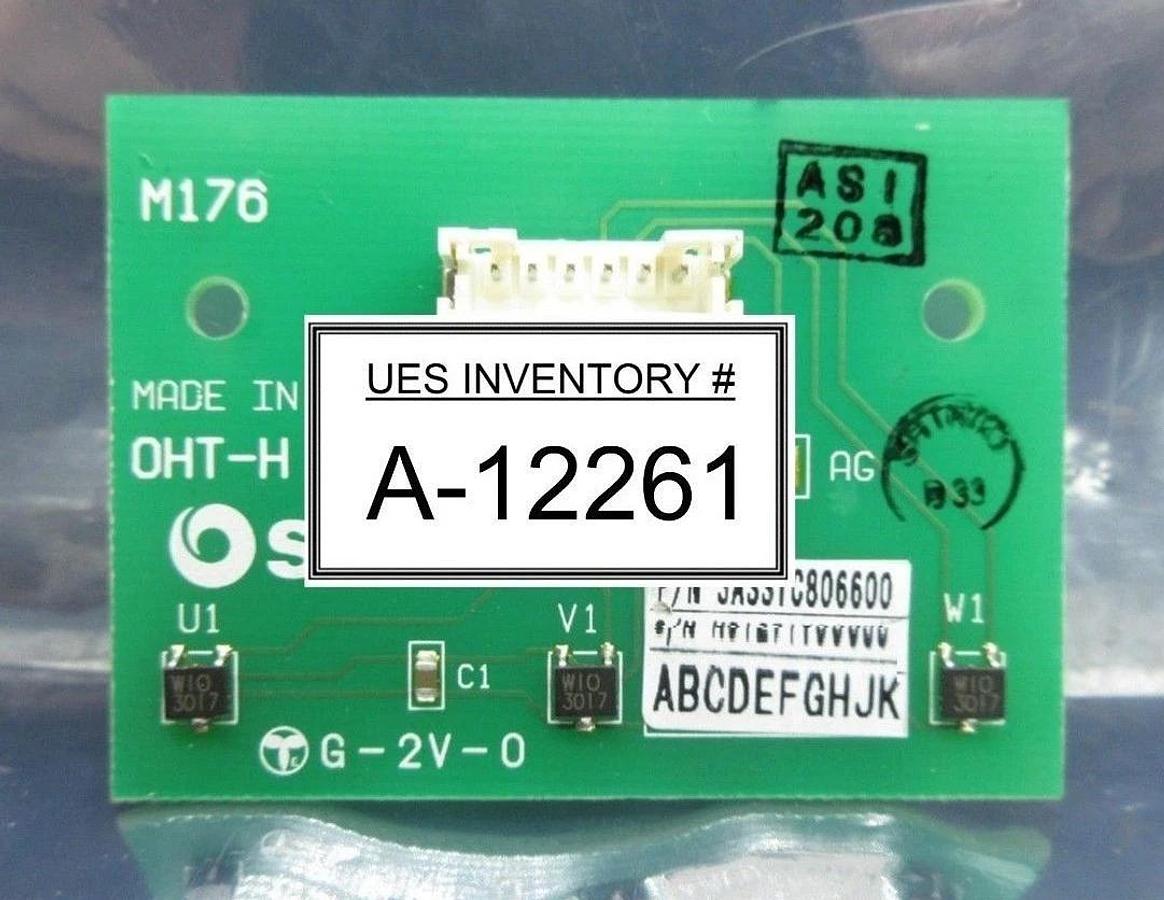 Used Shinko 3ASSYC806600 Interface Board PCB M176 Asyst VHT5-1-1 OHV Used Working