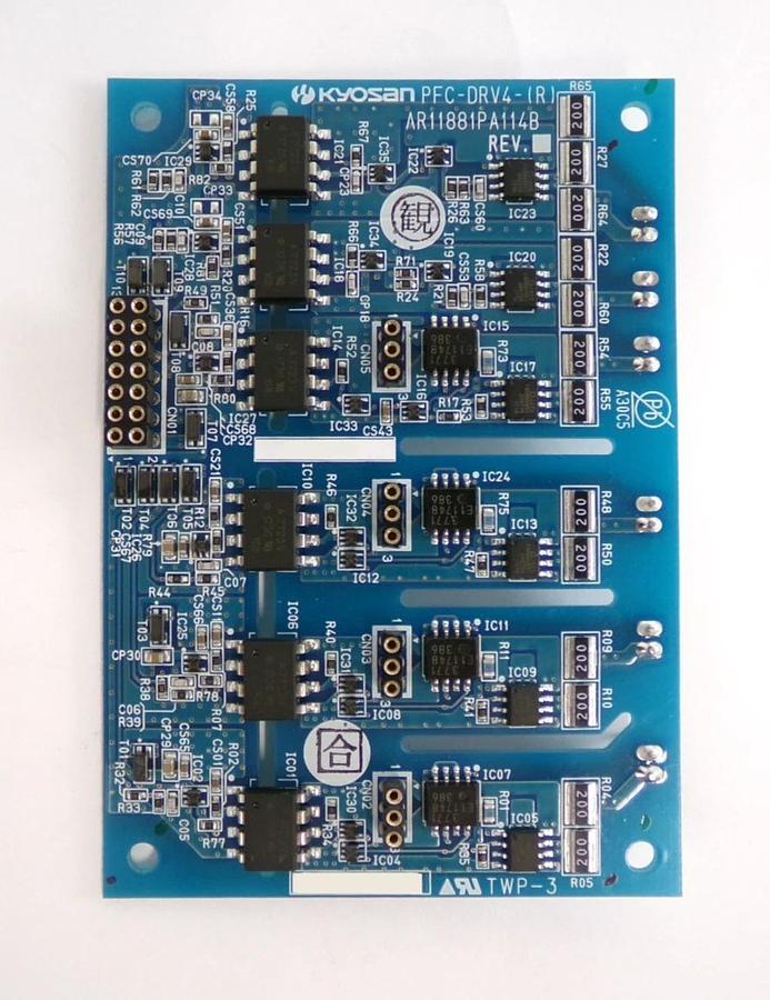 Used Kyosan Electric AR11881PA114B PCB PFC-DRV4-(R) Reseller Lot of 3 Working Spare