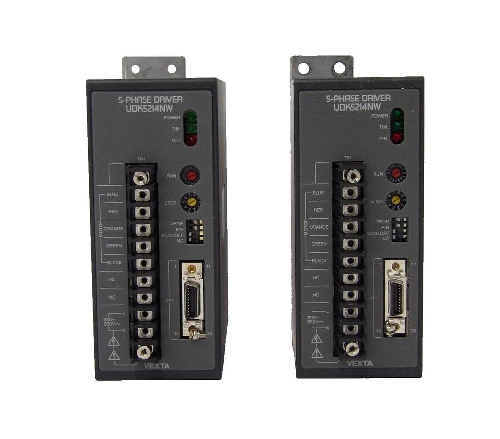 Used Oriental Motor UDK5214NW 5-Phase Driver Reseller Lot of 2 Working Surplus