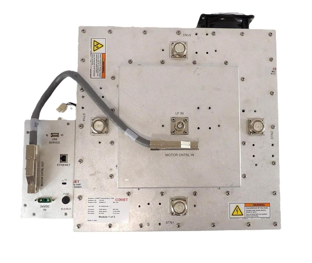 Used Comet Technologies 20068000 RF Match Lam Research 61-450254-00 Untested As-Is