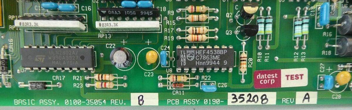 Used AMAT Applied Materials 0190-35208 Chamber Interface PCB Card 0100-35054 Working