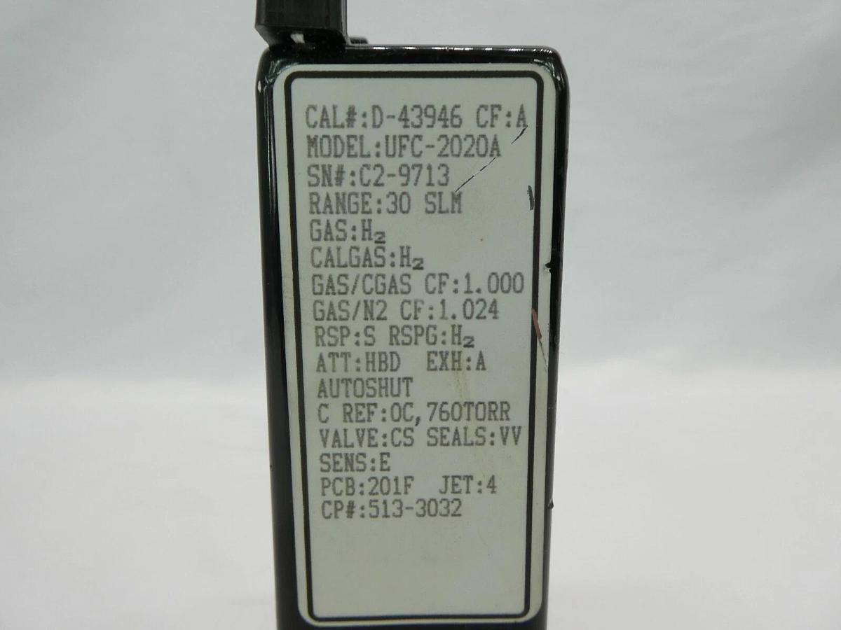Used UNIT Instruments UFC-2020A Mass Flow Controller MFC 30 SLM H2 Working Surplus