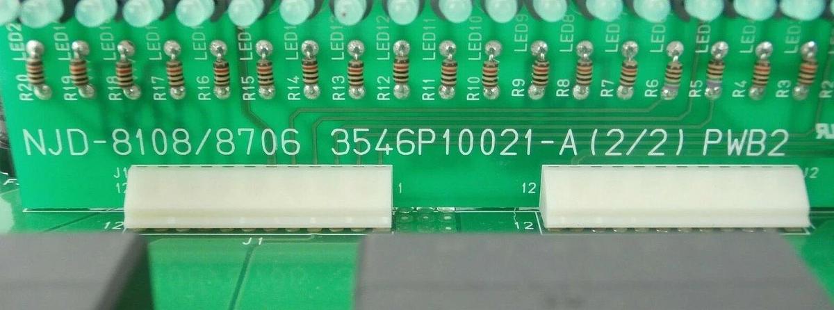 Used TEL Tokyo Electron NJD-8108/8706 Fuse Board PCB 3546P10021-A (1/2) PWB1 Working
