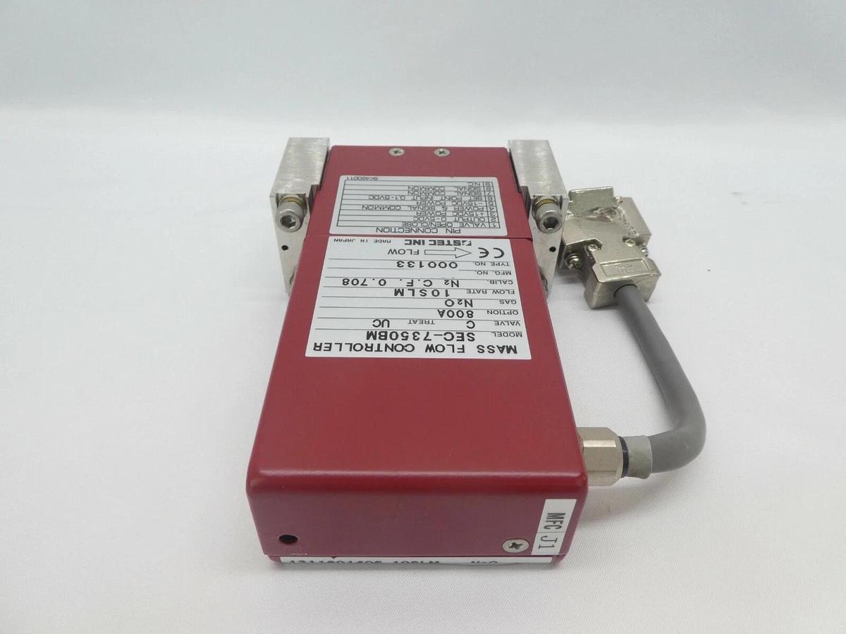 Used STEC SEC-7350BM Mass Flow Controller MFC SEC-7350 10 SLM N2O Working Surplus