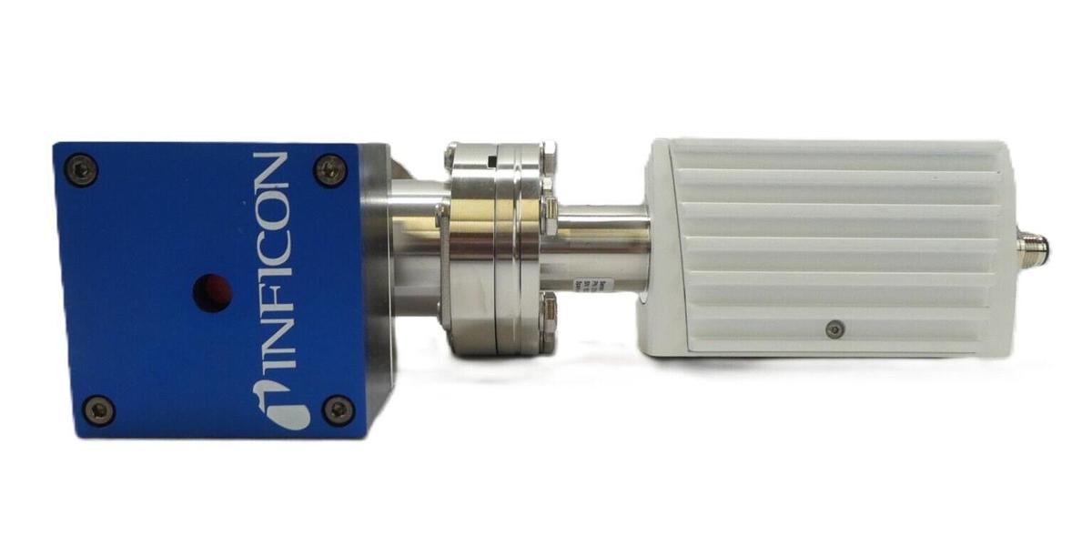 Used Inficon 253-492 Valve VAP040-X with AMAT 0190-26328 Hot Ion/Pirani Gauge Working