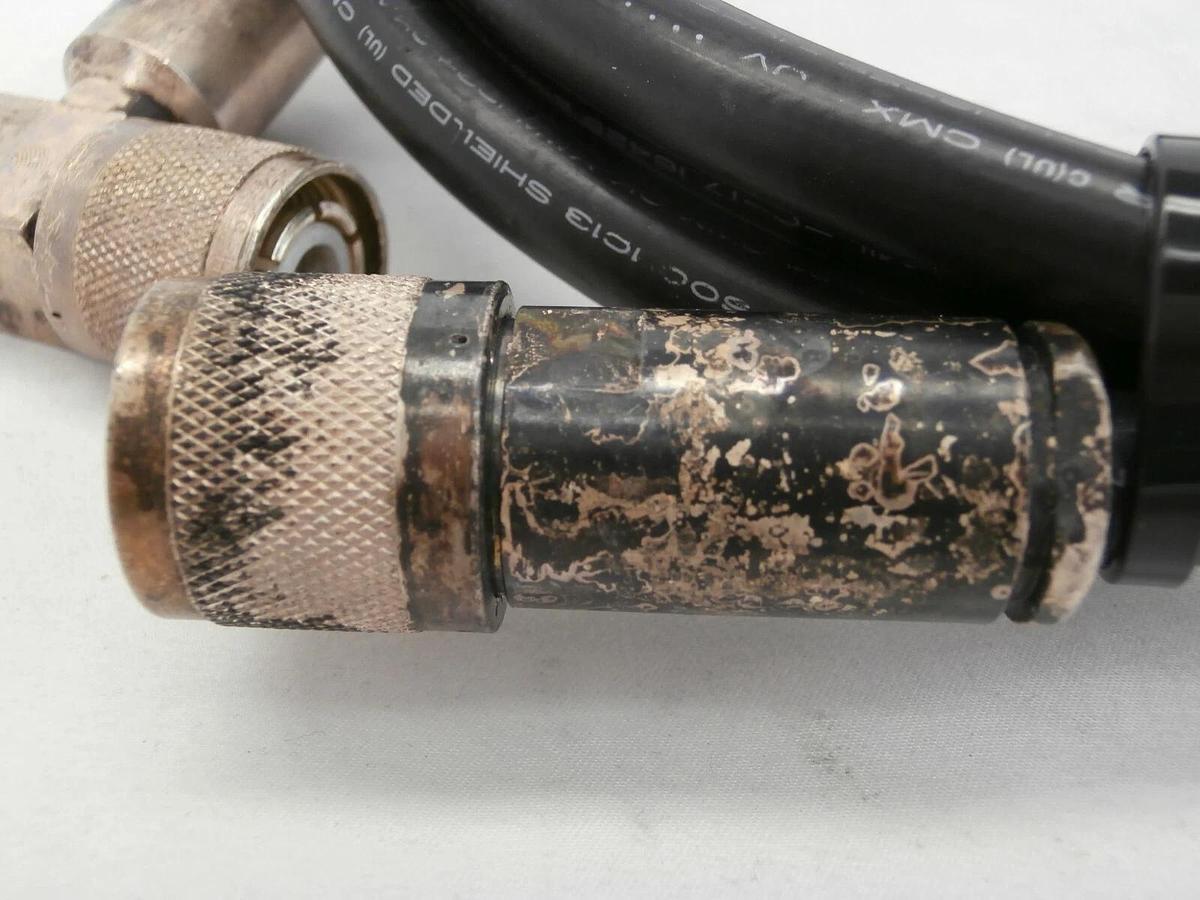 Used Lam Research 853-707092-003 RF Cable 7.5 Foot FPD Continuum Working Spare