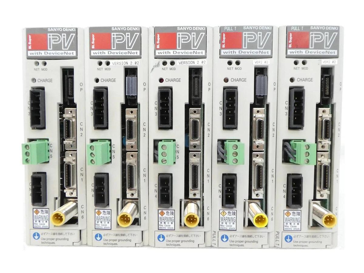 Used Sanyo Denki BL Super PV Servo Driver Amplifier Reseller Lot of 5 Working Surplus