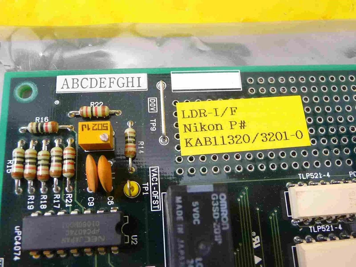 Used Nikon 4S013-318 Processor PCB LDR-I/F KAB11320/3201-0 OPTISTATION 7 Working