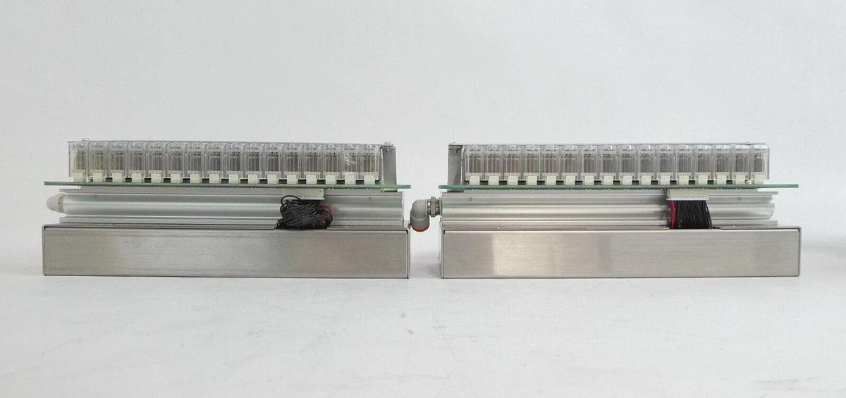 Used SMC IN587-16 16-Port Pneumatic Manifold Assembly Reseller Lot of 6 Working