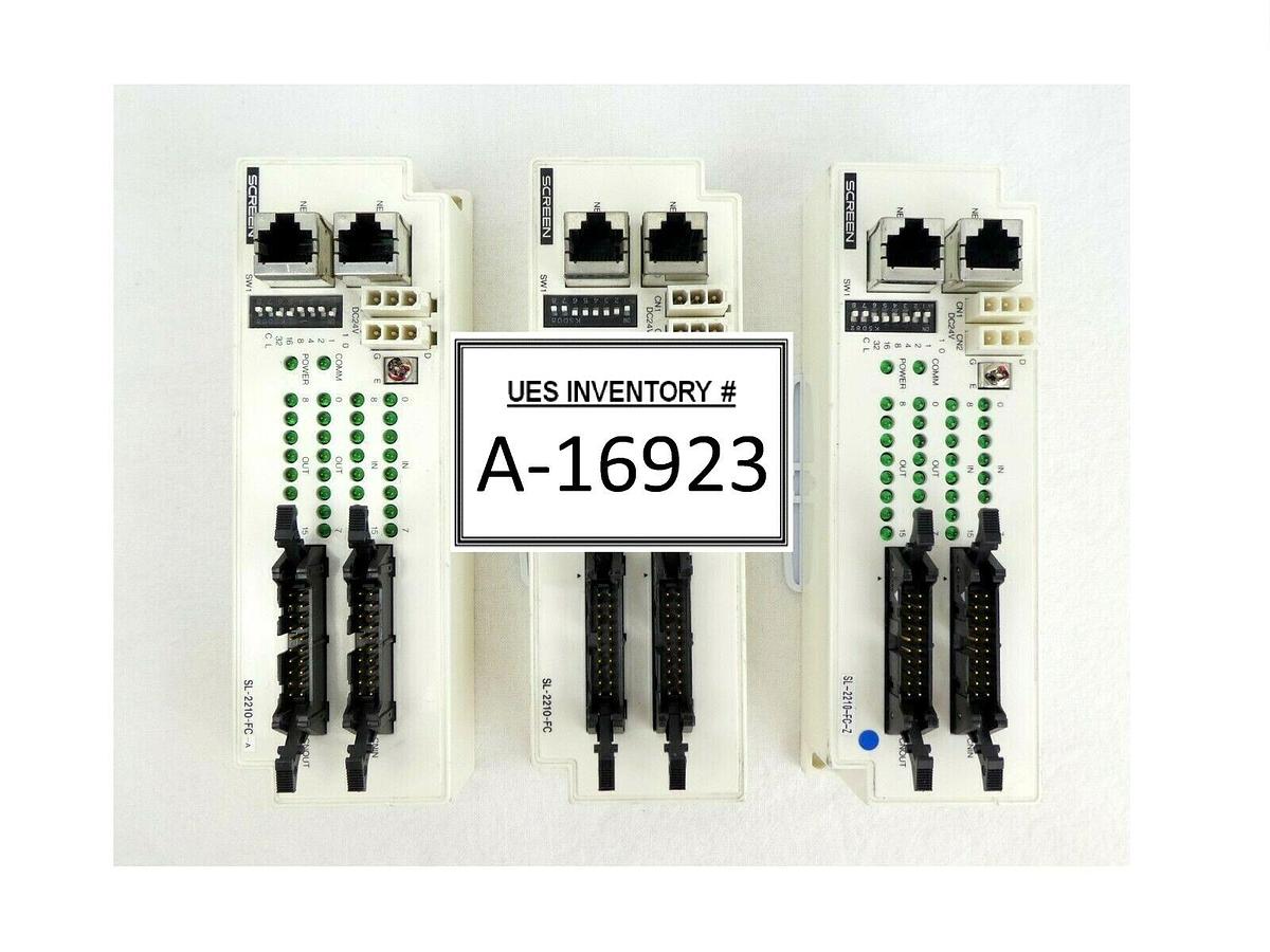 Used Screen SL-2210-FC Network Control Module SL-2210-FC-A SL-2210-FC-Z Lot of 3