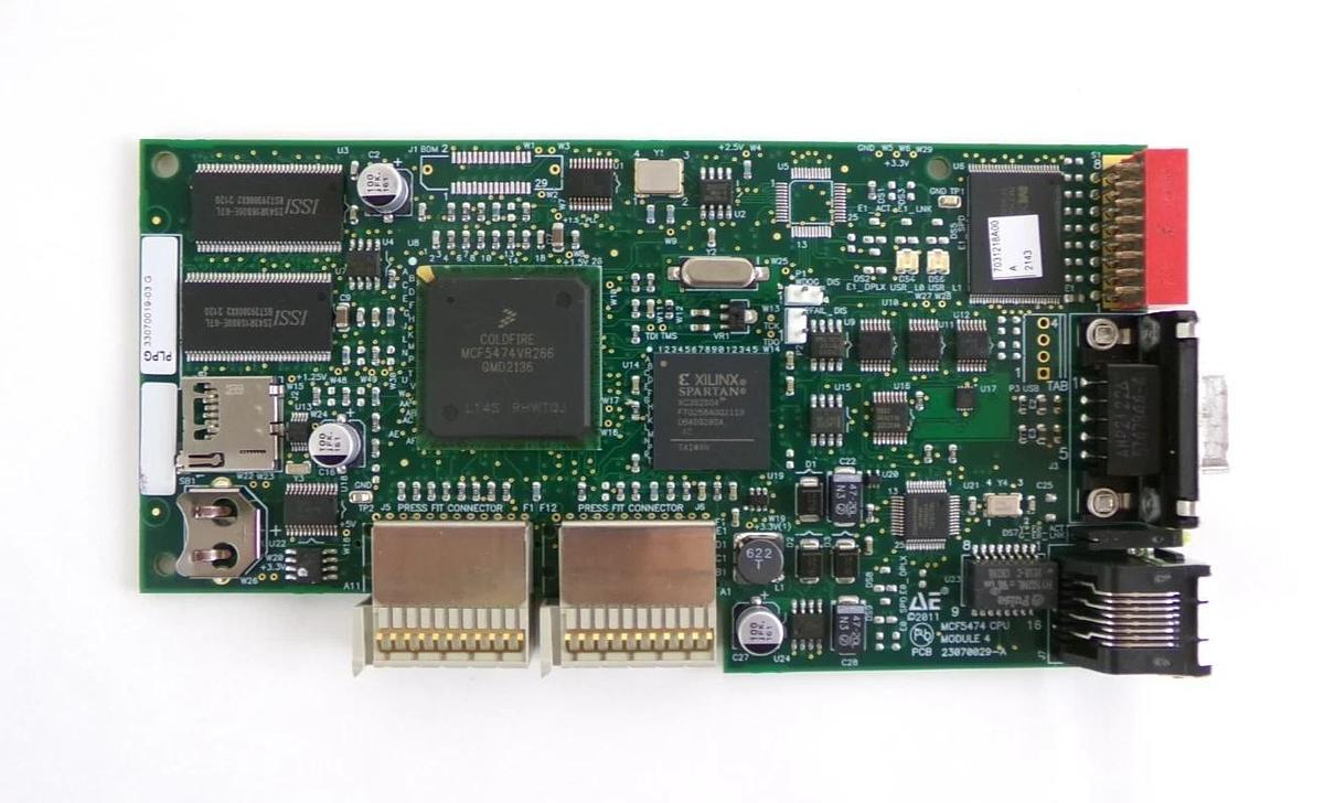 Used AE Advanced Energy 33070019-03 MCF5474 CPU Module 4 PCB 23070029-A Lot of 2