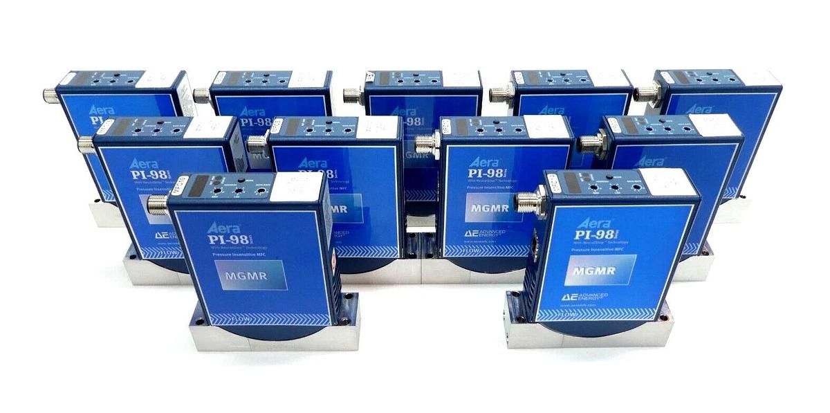Used Aera PI-98 Mass Flow Controller MFC H2 Reseller Lot of 11 Working Surplus