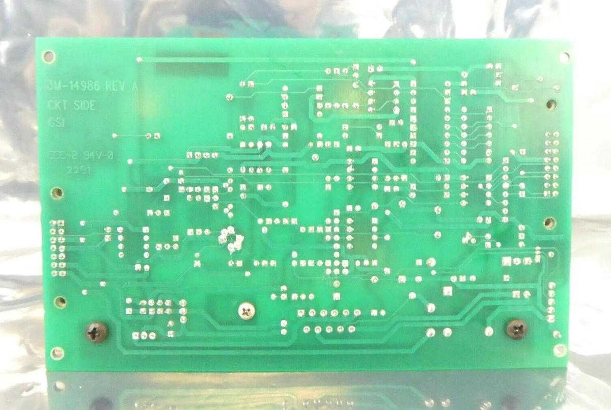 Used GSI Lumonics 3M-14986 Interface PCB CCA-10069 KLA-Tencor CRS-3000 Working