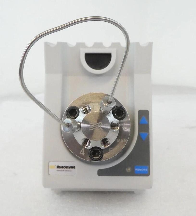 Used Rheodyne MXT715-000 6-Port UltraLife Switching Valve Reseller Lot of 2 Surplus