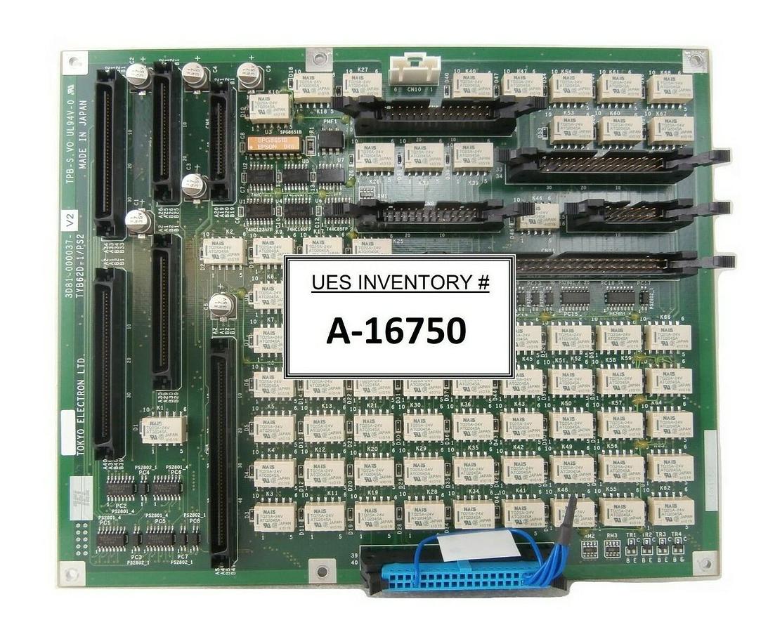 Used TEL Tokyo Electron 3D81-000037-V2 Board TYB62D-1/PS2 PCB T-3044SS Working Spare