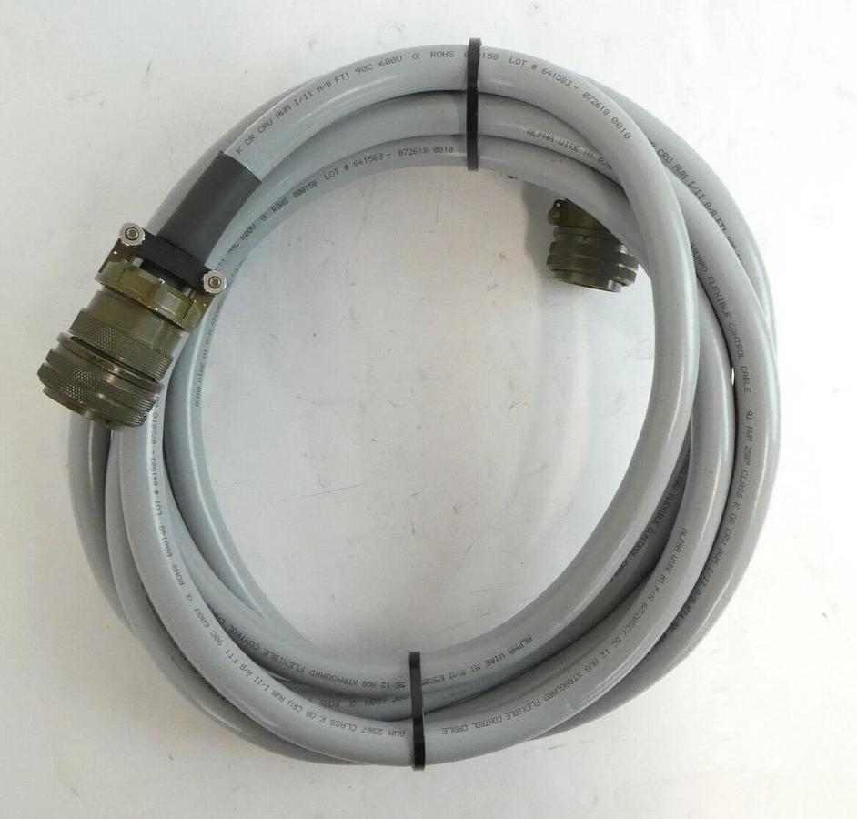 Used Lam Research 683-179831-001 Dual Heater Pedestal Control Cable Working Surplus