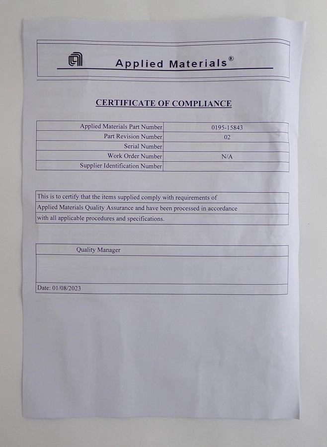 AMAT Applied Materials 0195-15843 HVM ECAT CVD CIOC Controller New