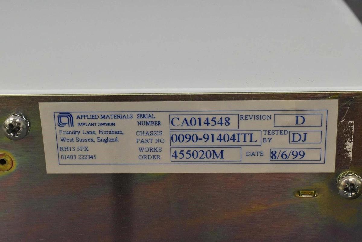 Used AMAT Applied Materials 0090-91404 ITL Controller XR80 Implanter 0240-96153 Spare