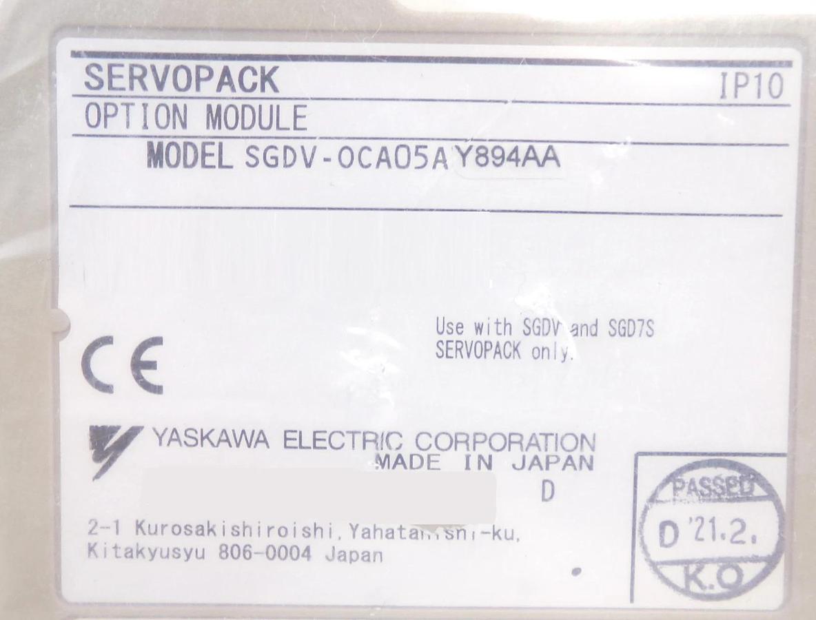 Yaskawa Electric SGDV-OCA05A-Y894AA Servo Drive SERVOPACK New