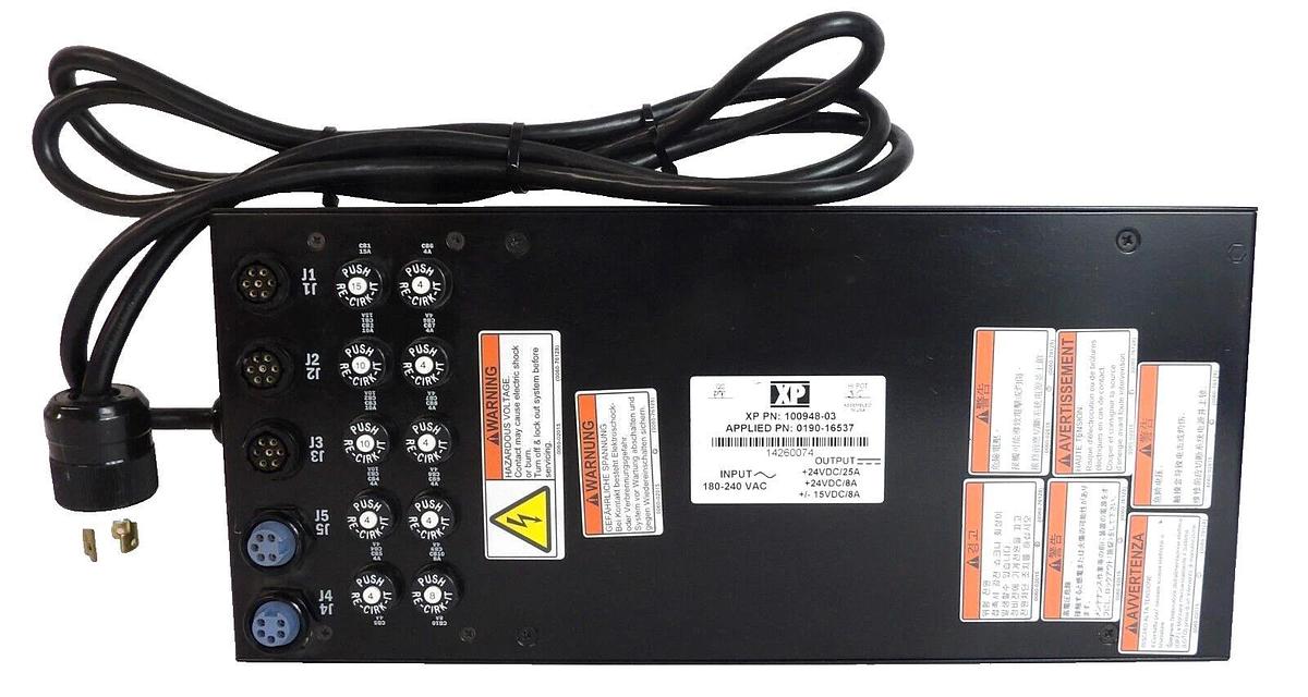 Used XP Power 100948-03 Power Supply AMAT Applied Materials 0190-16537 Working