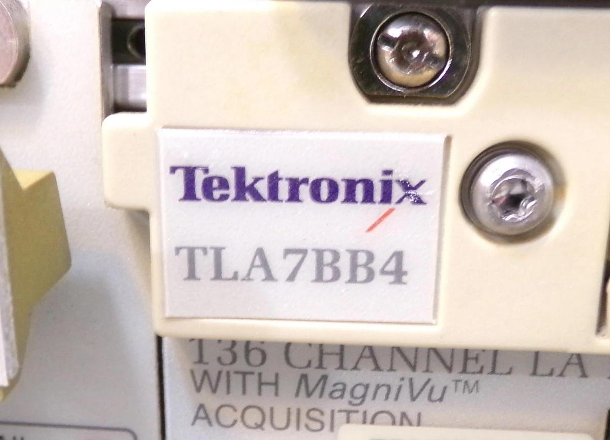 Used Tektronix TLA7016 Logic Analyzer Mainframe System TLA7BB4 TLA7S16 Working