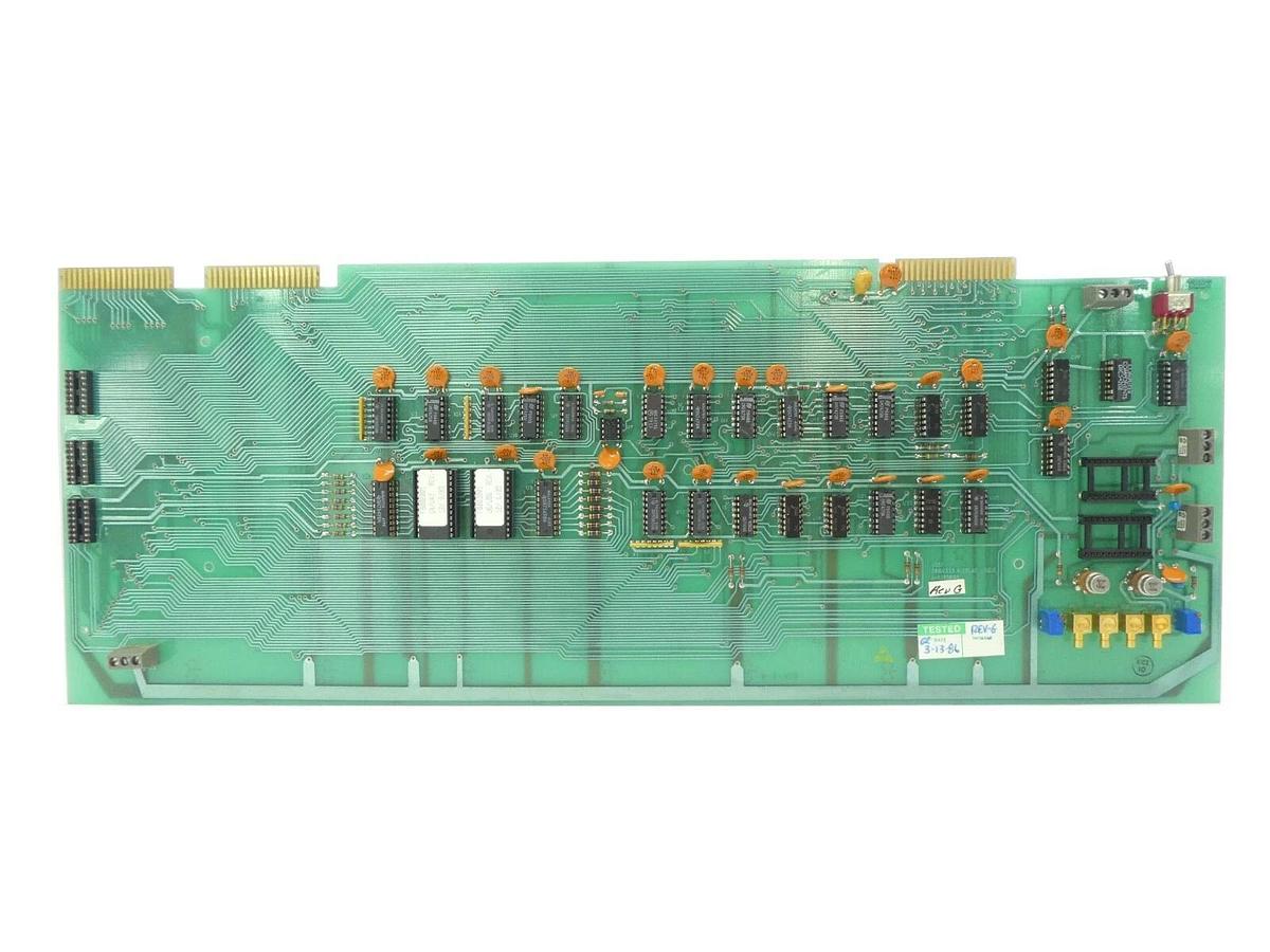 Used Varian Semiconductor VSEA E-F3958001 Process Display Logic PCB Rev. G Working
