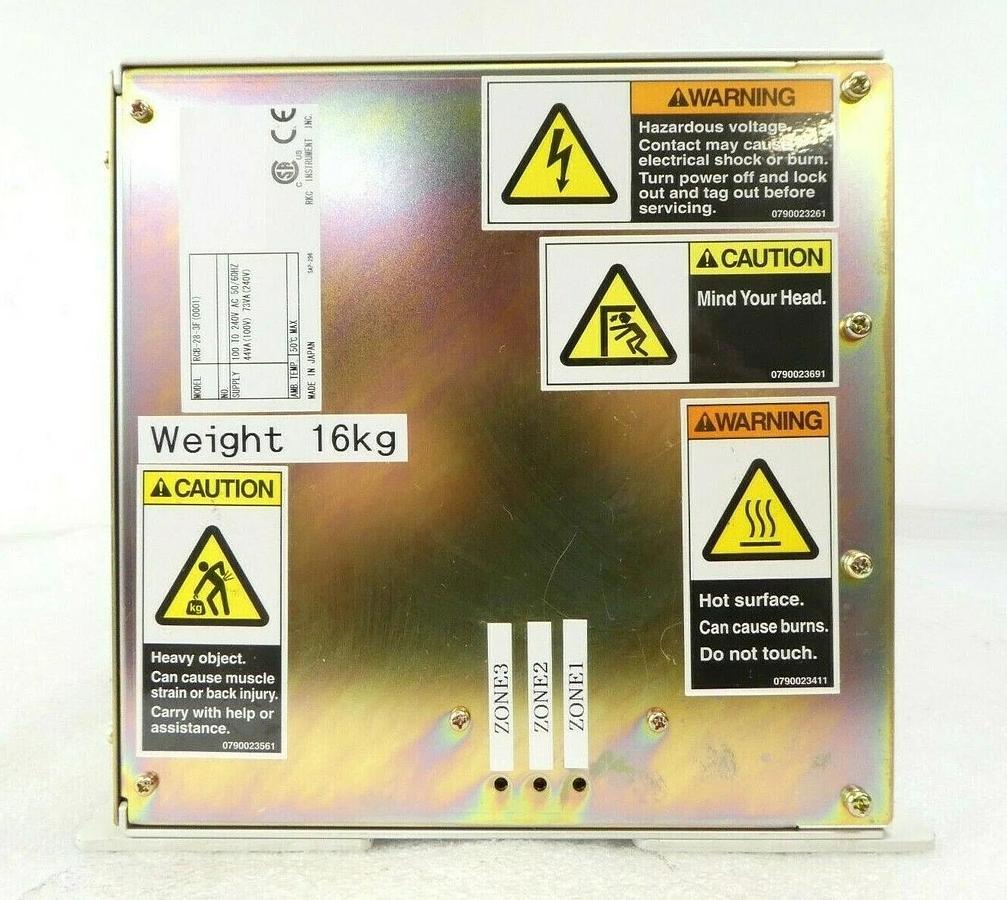 Used RKC Instruments RCB-28-3F Power Distribution Controller TEL Trias Working Spare