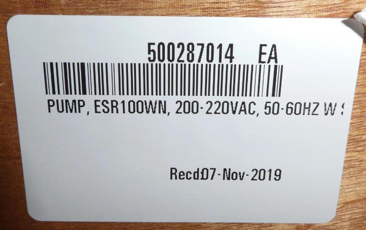 Ebara Technologies ESR100WN Dry Vacuum Pump 200-220VAC 500287014 New Surplus