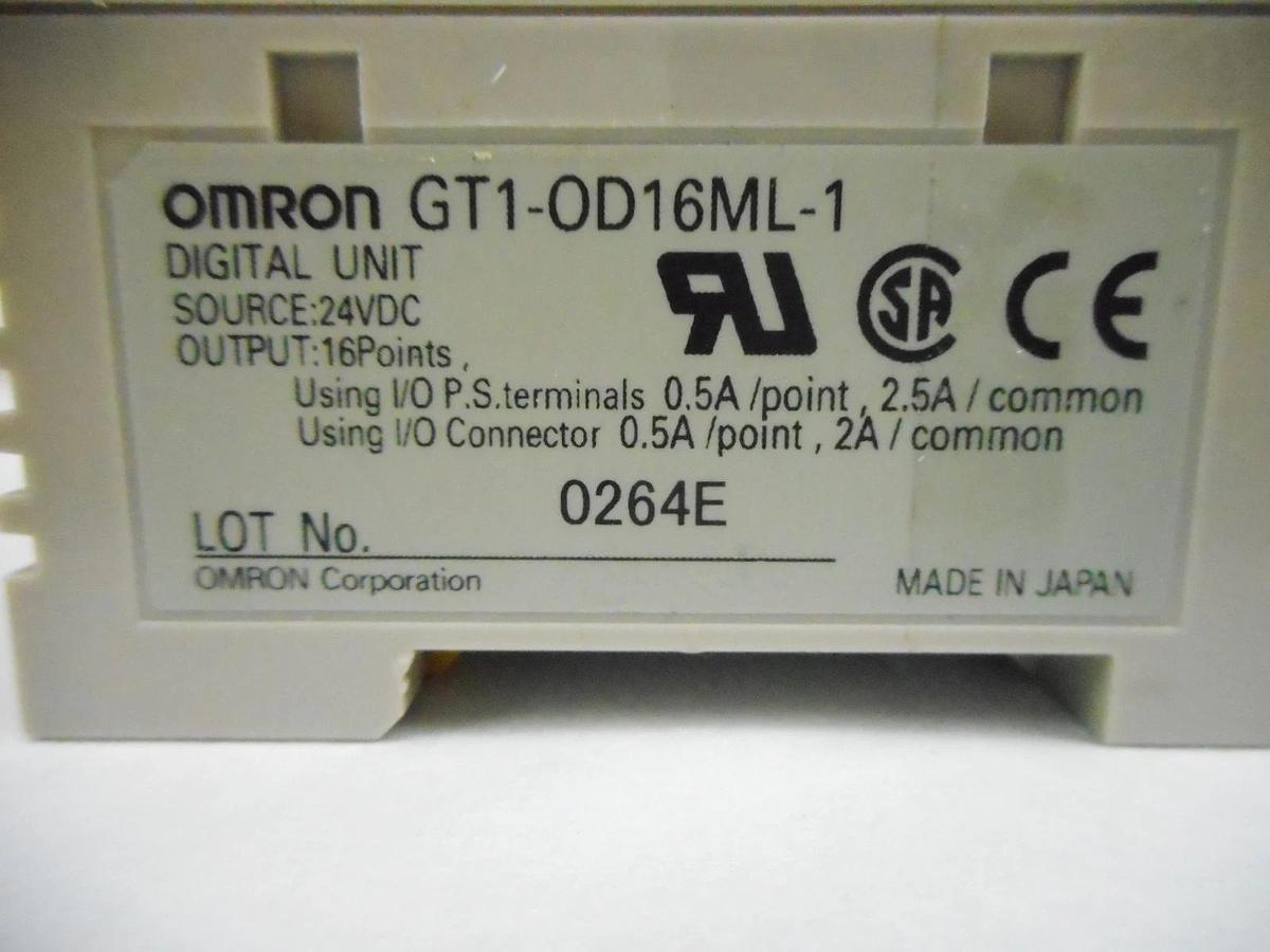 Used Omron GT1-OD16ML-1 Digital Unit PLC Module Reseller Lot of 6 Used Working