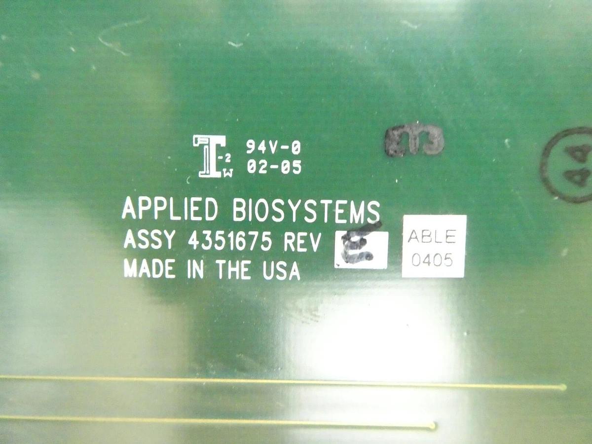 Used Applied Biosystems 4351675 Controller PCB Card 4351678 AB Sciex MDS Working