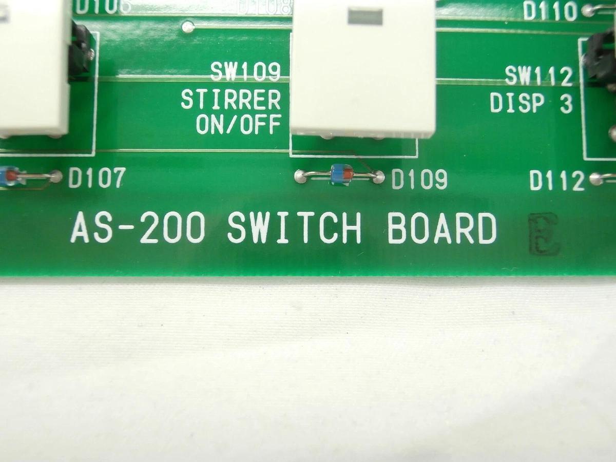 Used Hiranuma Sangyo 230132 AS-200 Switch Board Keypad PCB Assembly Working Spare