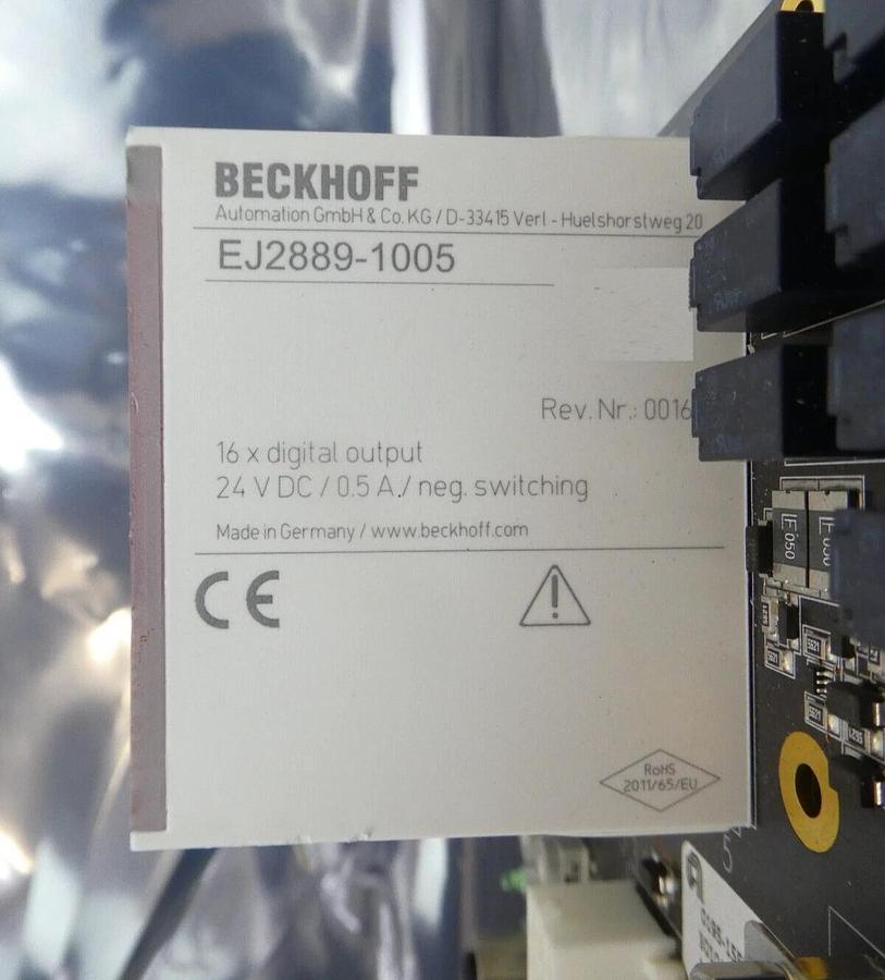 Used Beckhoff EJ8905 Signal Distribution PCB EJ1101 EJ2889 AMAT 0195-15559 Working