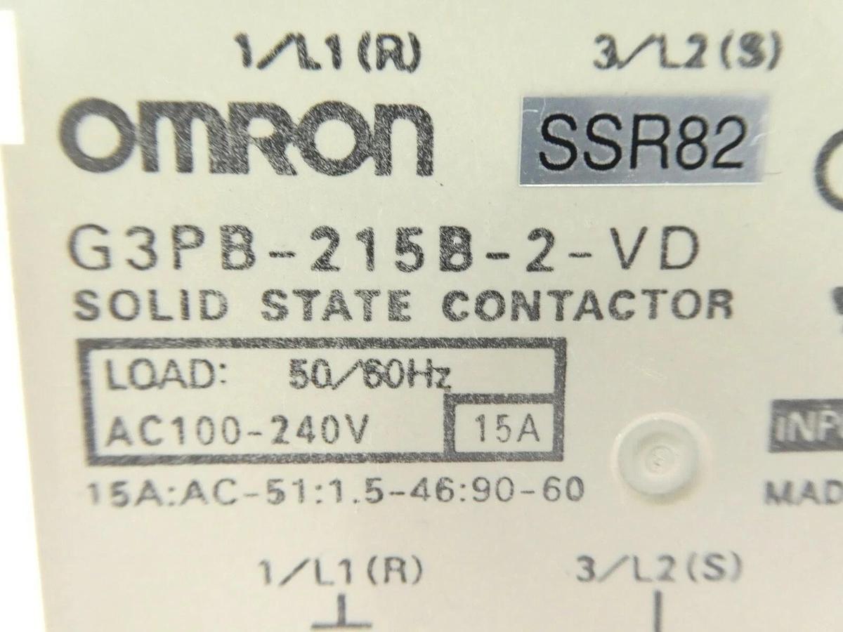 Used Omron G3PB-215B-2-VD Solid State Relay G3PB Lot of 10 Working Surplus