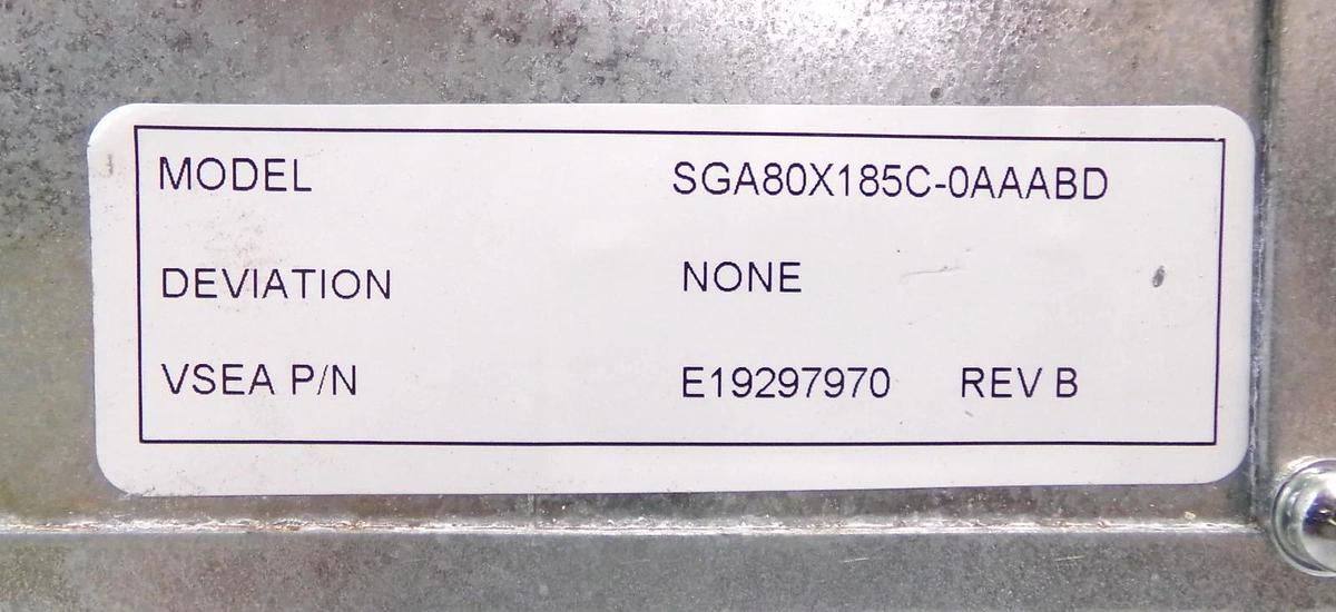 Used Sorenson SGA80X185C-0AAABD DC Power Supply SGA 80/185 Ametek Surplus