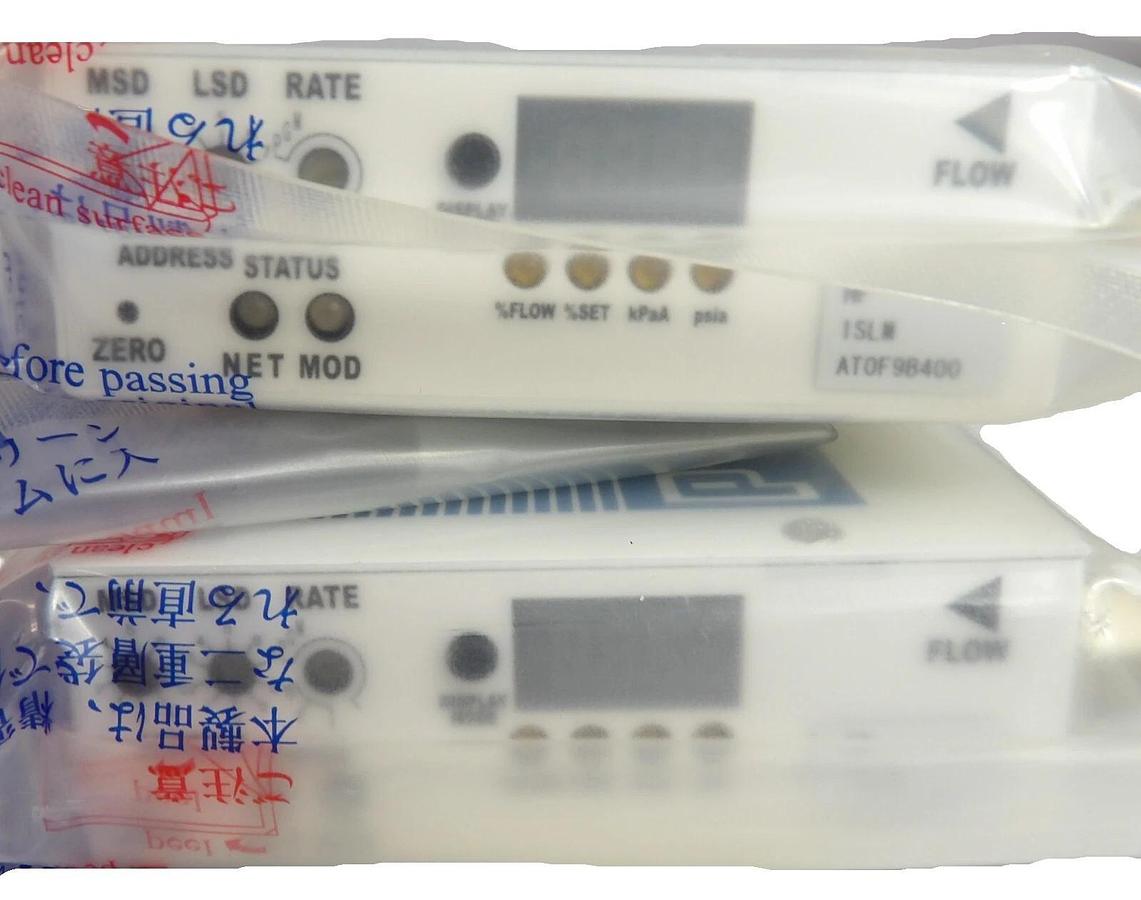 Used Fujikin FCSP7310DW2-T5-4CC2-F1LE/HF-H3D12 Mass Flow Controller MFC Lot of 2 New