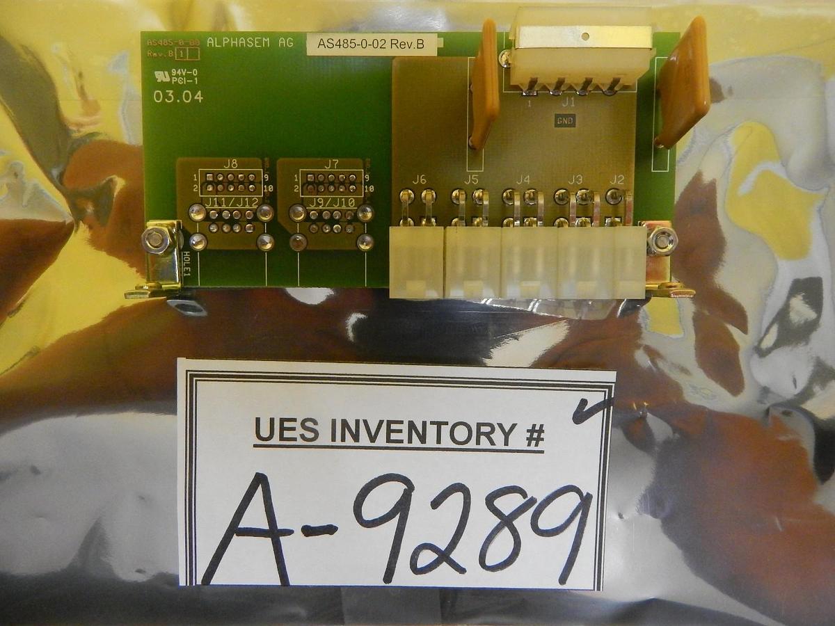 Used Alphasem AG AS485-0-02 Interface Board PCB AS485-0 Used Working