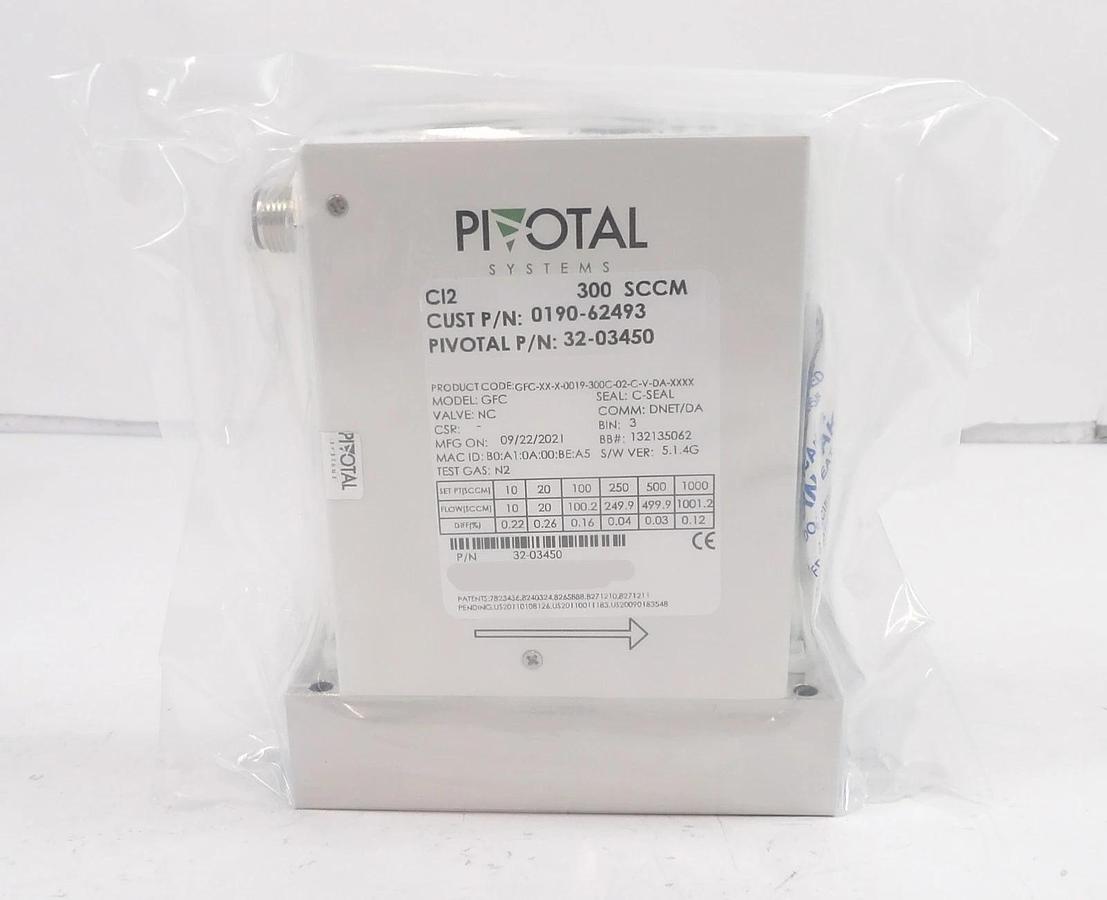 Used Pivotal Systems 32-03450 Mass Flow Controller MFC AMAT 0190-62493 Lot of 12 New