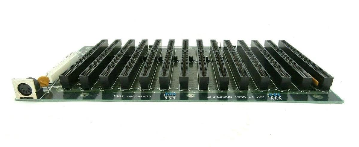 Used Plasma-Therm 98209140 ISA 14 Slot Backplane Board PCB Clusterlock 7000 Spare