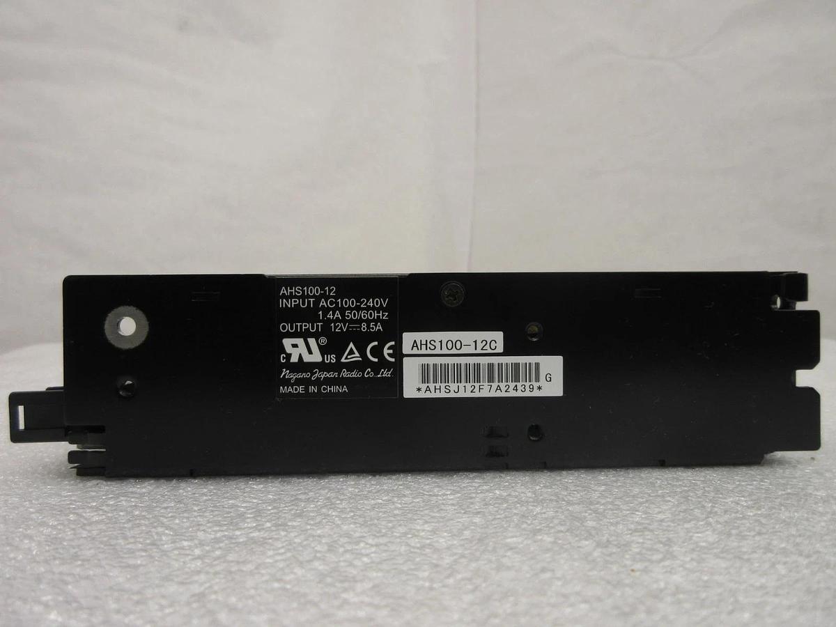 Used Nagano Japan Radio AHS100-12C Power Supply Lot of 2 Nikon NSR-S205C Used Working
