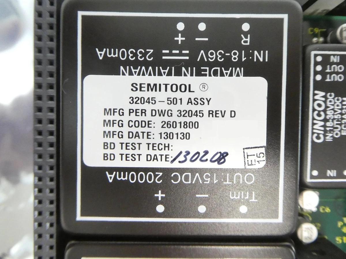Semitool 32045-501 Anneal Control Box PCB Stack 32044-01 23873-501 New Surplus