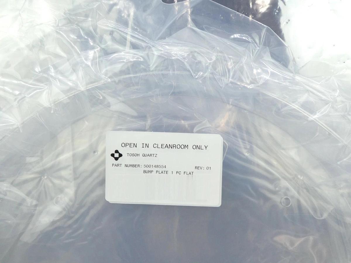 Tosoh Quartz 500148554 Flat Quartz Bump Plate New Surplus