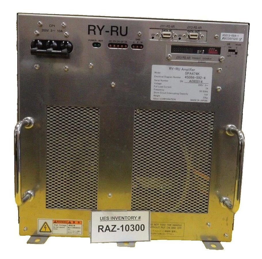 Used Nikon 4S066-592-4 RY-RU Amplifier Module SPA474K 4S013-684-1 NSR Series Working