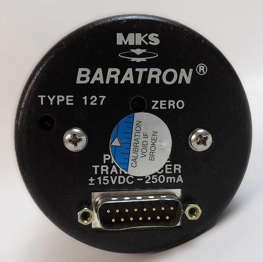 Used MKS Instruments 127AA-00002B--S Baratron Transducer Type 127 Working