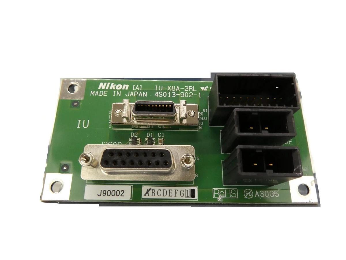 Used Nikon 4S013-902-1 Interface Board PCB IU-X8A-2RL NSR System Working Surplus