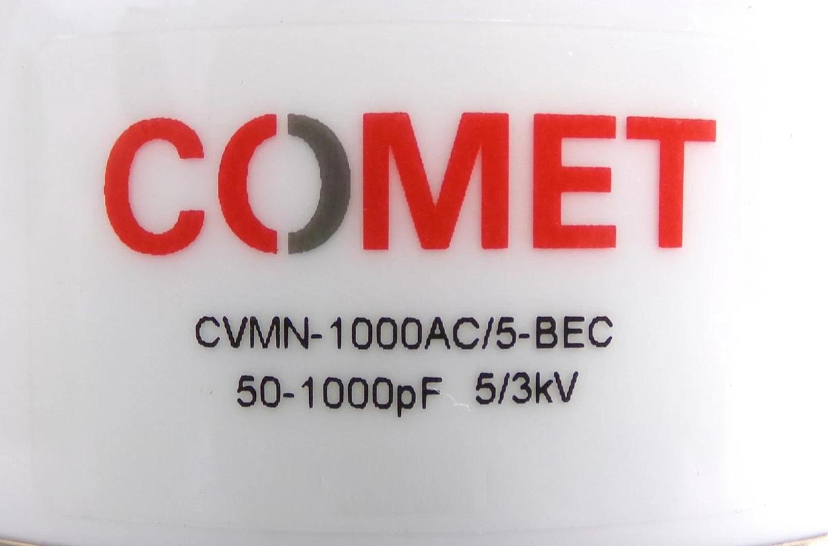 Used Comet CVMN-1000AC/5-BEC Variable Vacuum Capacitor Lot of 2 Working