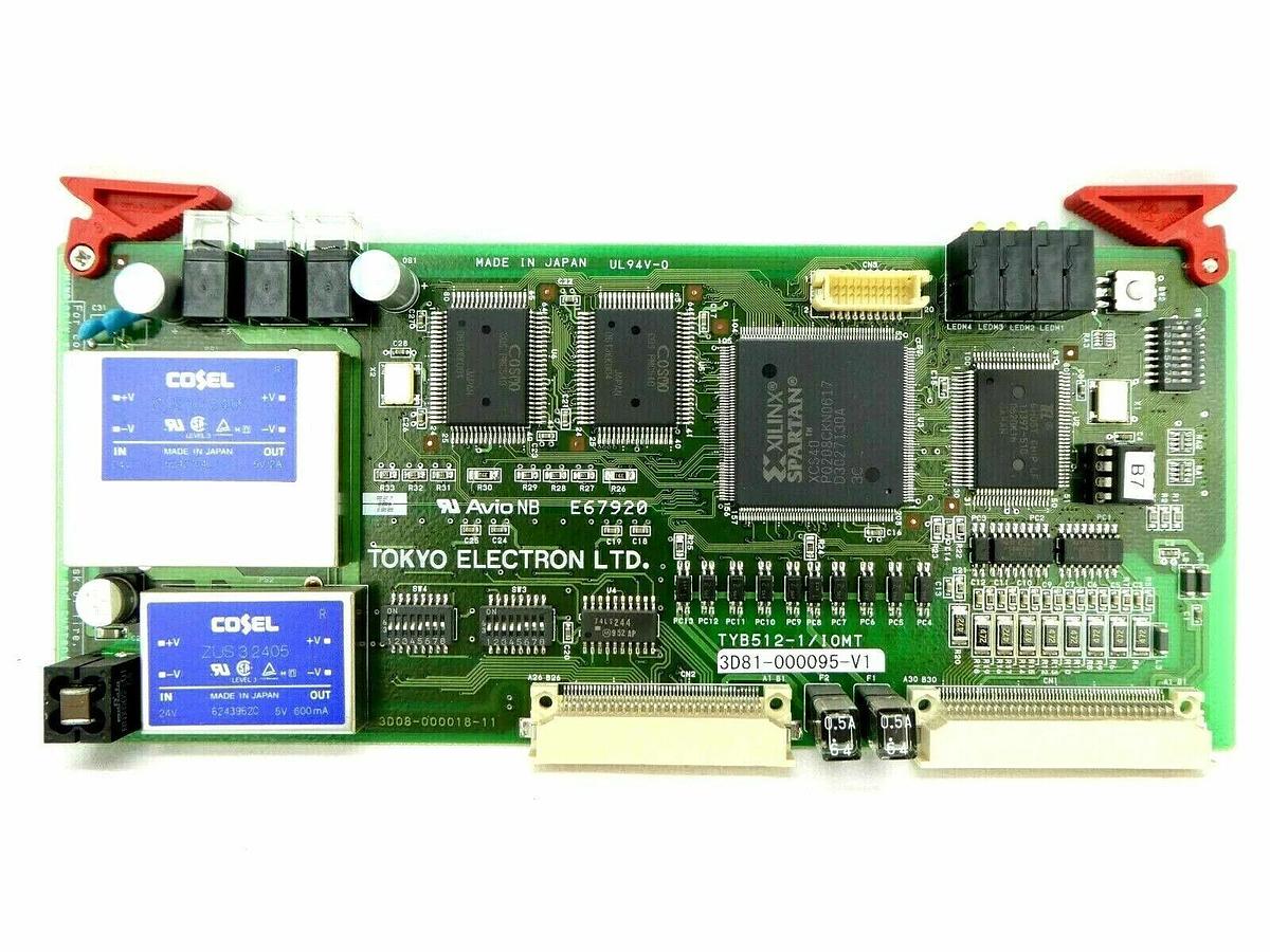 Used TEL Tokyo Electron 3D81-000095-V1 Processor PCB Card TYB512-1/IOMT Working Spare