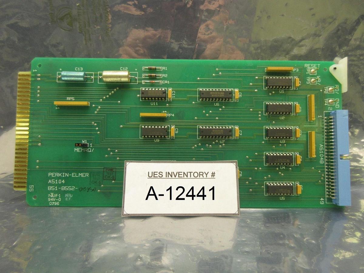 Used Perkin-Elmer 851-8552-004 Processor PCB Card Rev. A SVG ASML 90S Used Working