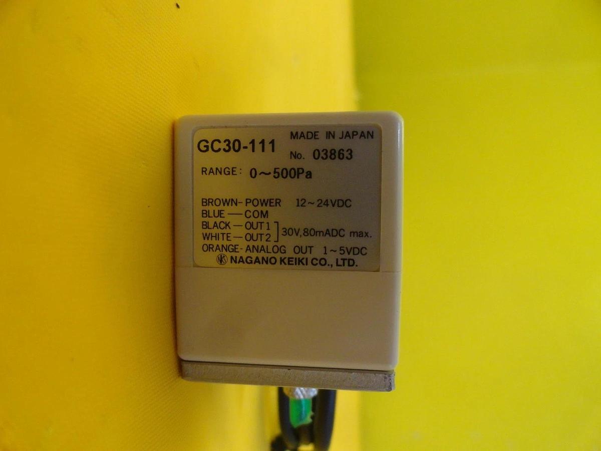 Used Nagano Keiki GC30-111 Pressure Sensor Reseller Lot of 4 Used Working