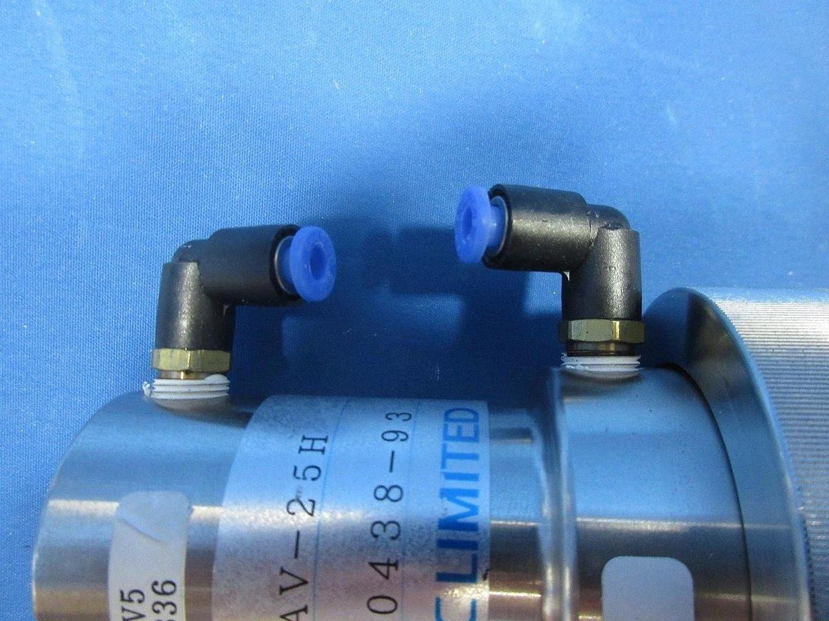 Used Diavac LCAV-25HF Pneumatic Angle Valve Lot of 8 Used Working